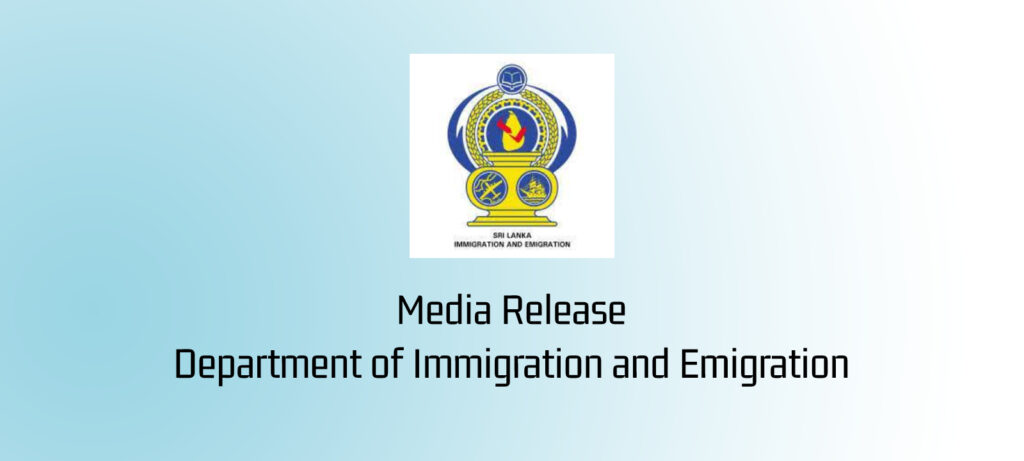 Media Release – Department of Immigration and Emigration